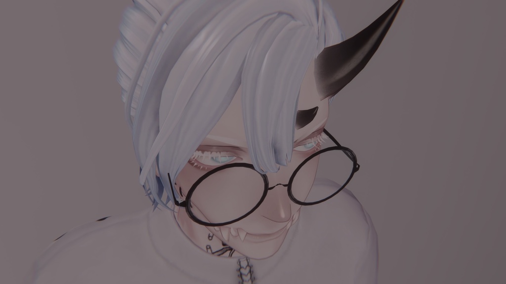 VariableRoundGlasses【丸メガネ/レンズ有/部分可変/全パーツ色調整】