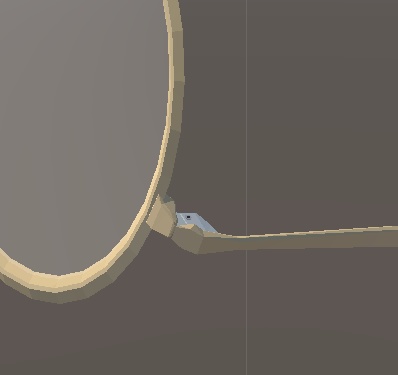 VariableRoundGlasses【丸メガネ/レンズ有/部分可変/全パーツ色調整】