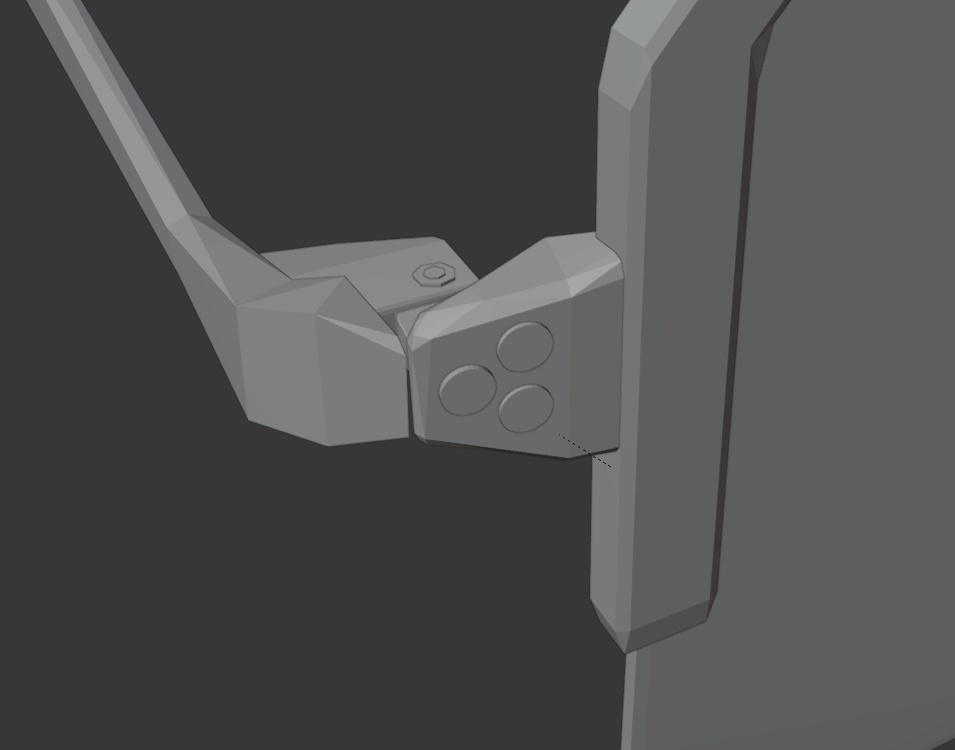 VariableSquareGlasses【ハーフリム/レンズ有/部分可変/全パーツ色調整】