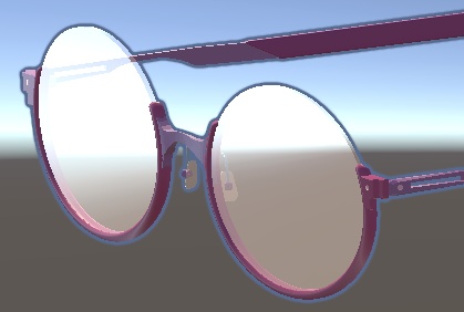 VariableOvalGlasses【フレーム可変/レンズ有/モダン可変/全パーツ色調整】