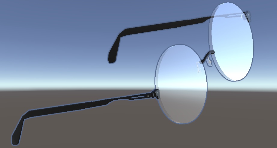 VariableOvalGlasses_FramelessThick【レンズ有/モダン可変/全パーツ色調整】