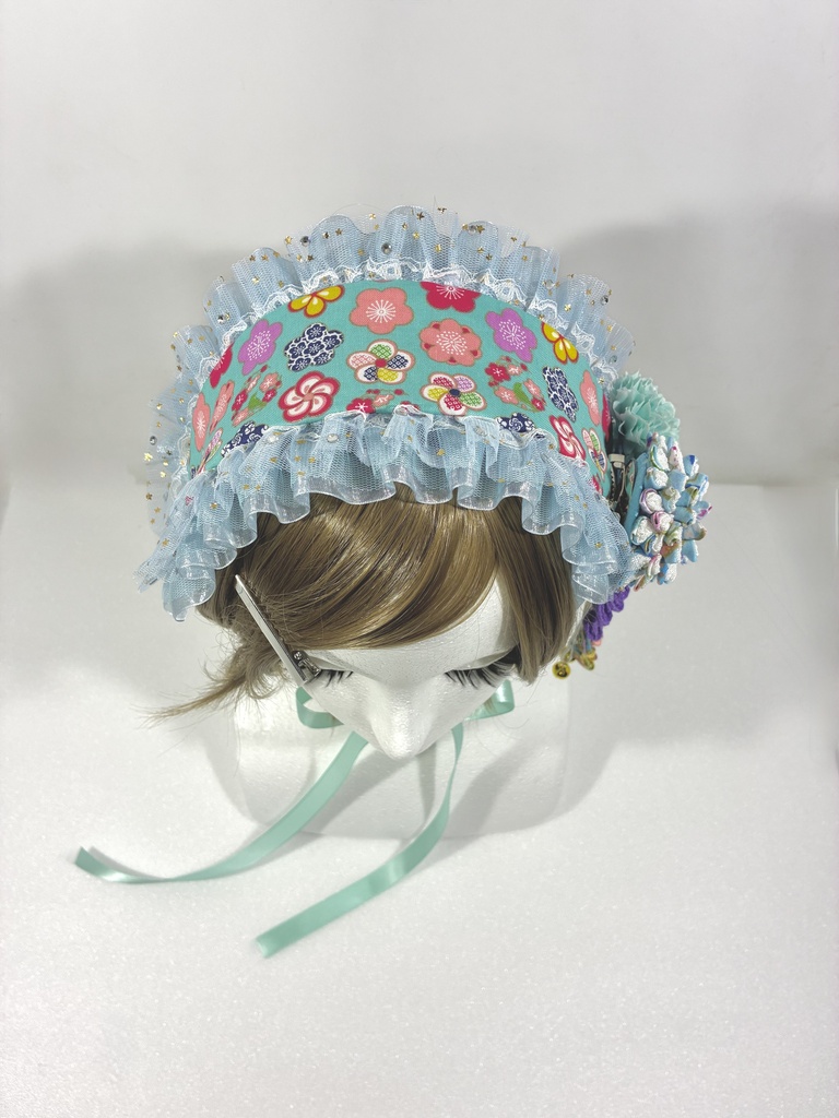 Starry Wa-Lolita Blue Headdress (2WAY)