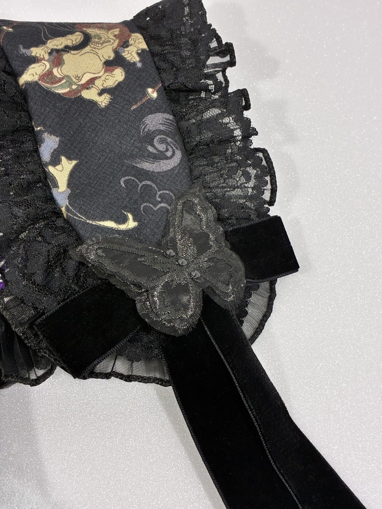 Gothic Wa-Lolita Headdress (Raijin & Fujin) 🥀