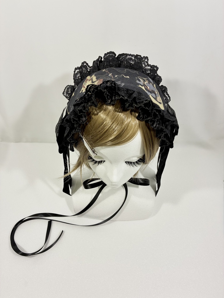 Gothic Wa-Lolita Headdress (Raijin & Fujin) 🥀