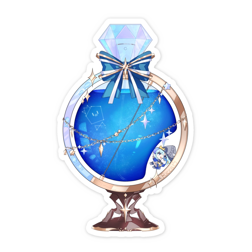 春夏冬-夏ver. スマホステッカー