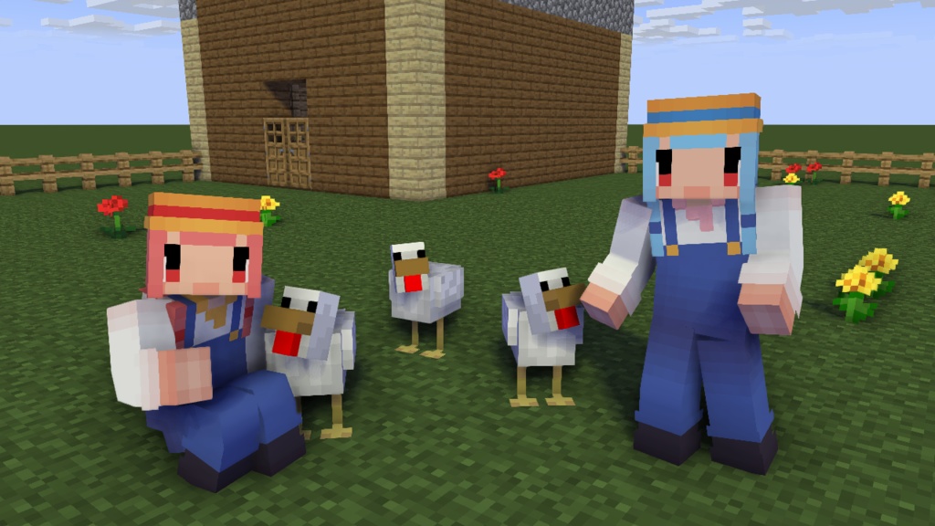 【無料】琴葉姉妹 マイクラスキン ver1.0