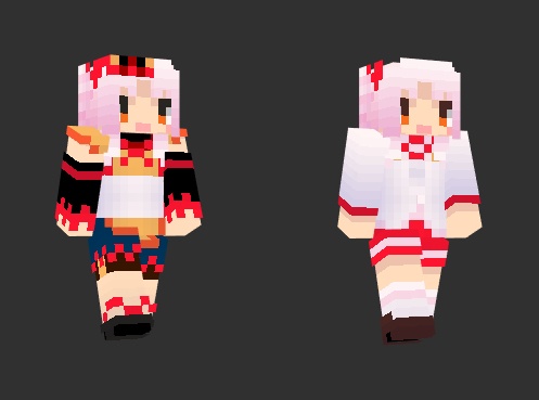 【無料】ついなちゃん マイクラスキン ver1.2