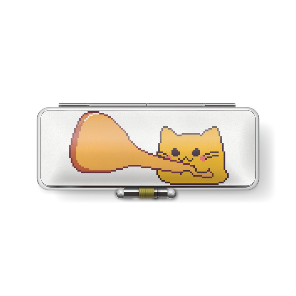 blobcat しゃもじ 印鑑ケース【ドット絵】