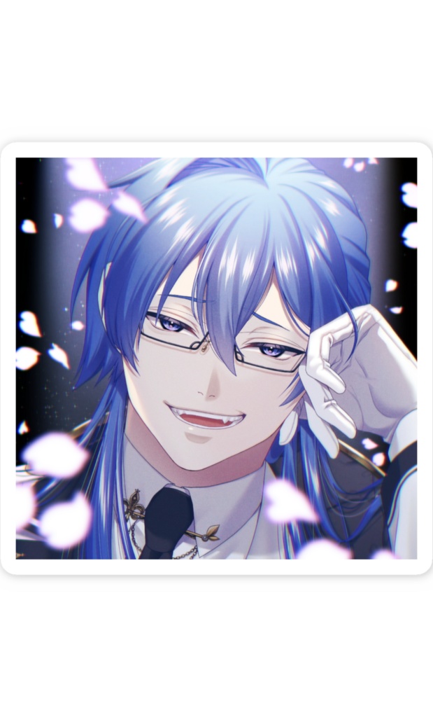 伽月ゼロ式 スマホステッカー表情8種