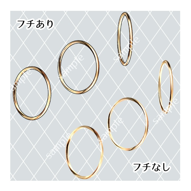 【CLIP STUDIO対応】ゴールド装飾セット