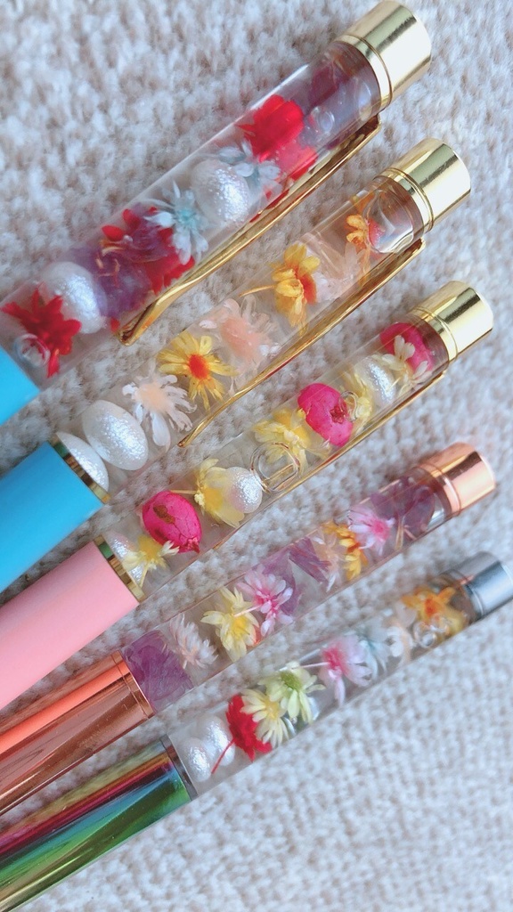 れにゃたハンドメイド*ハーバリウムボールペン