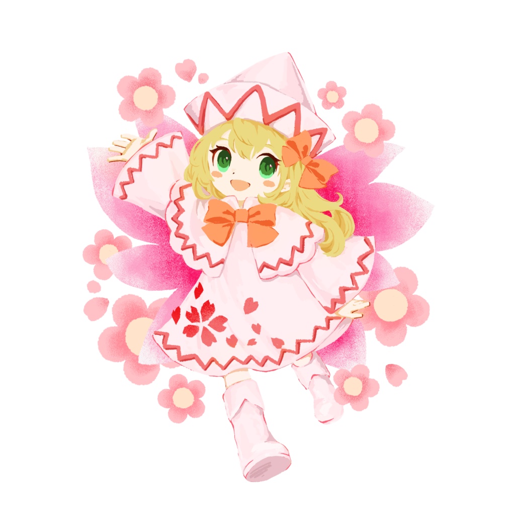 リリーホワイト　アクリルキーホルダー