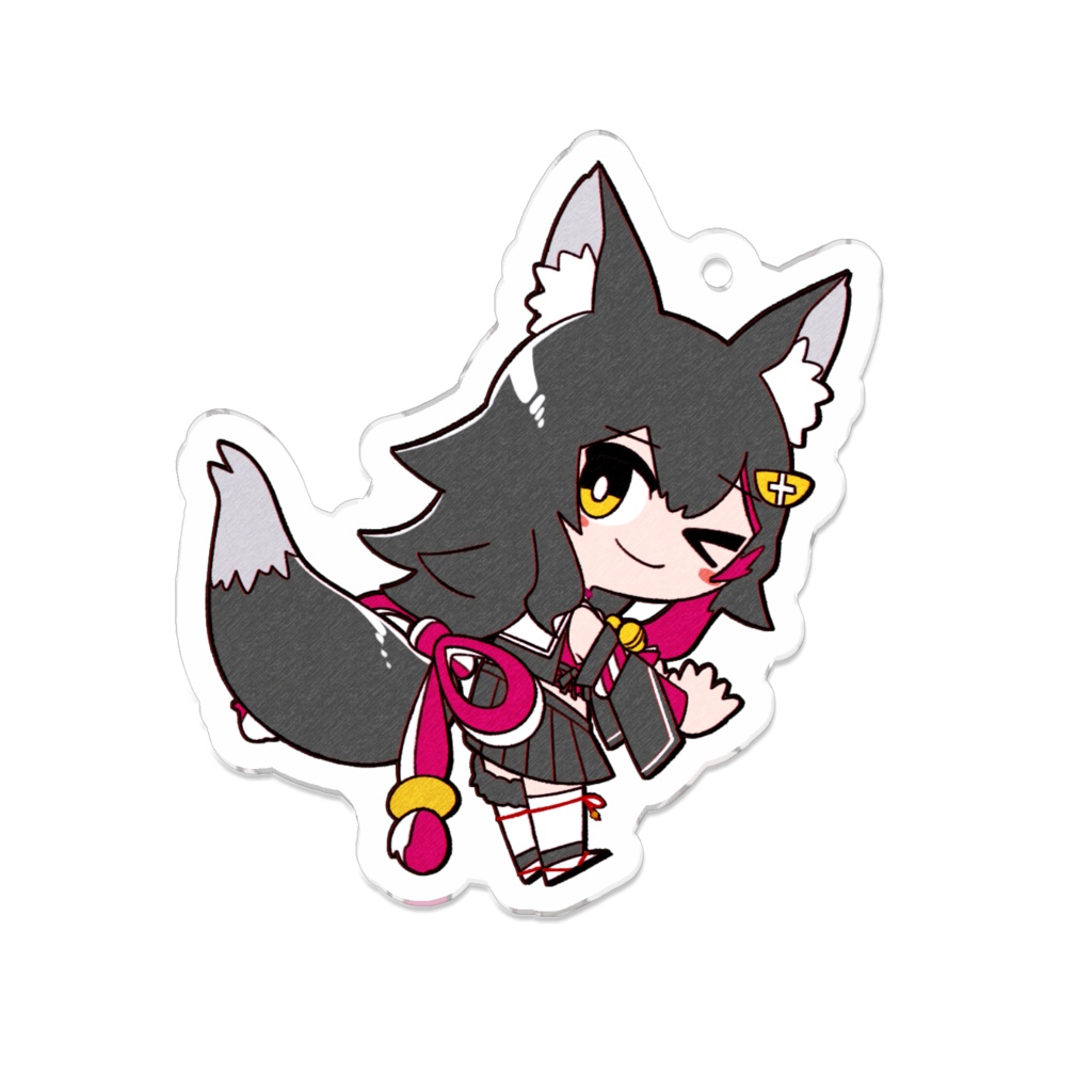 【ホロライブ非公式】大神ミオアクキー【フブミオシリーズ】