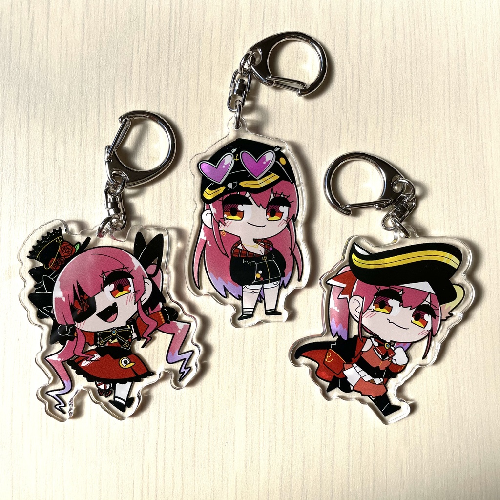 【ホロライブ非公式】宝鐘マリンアクキー【衣装別シリーズ】