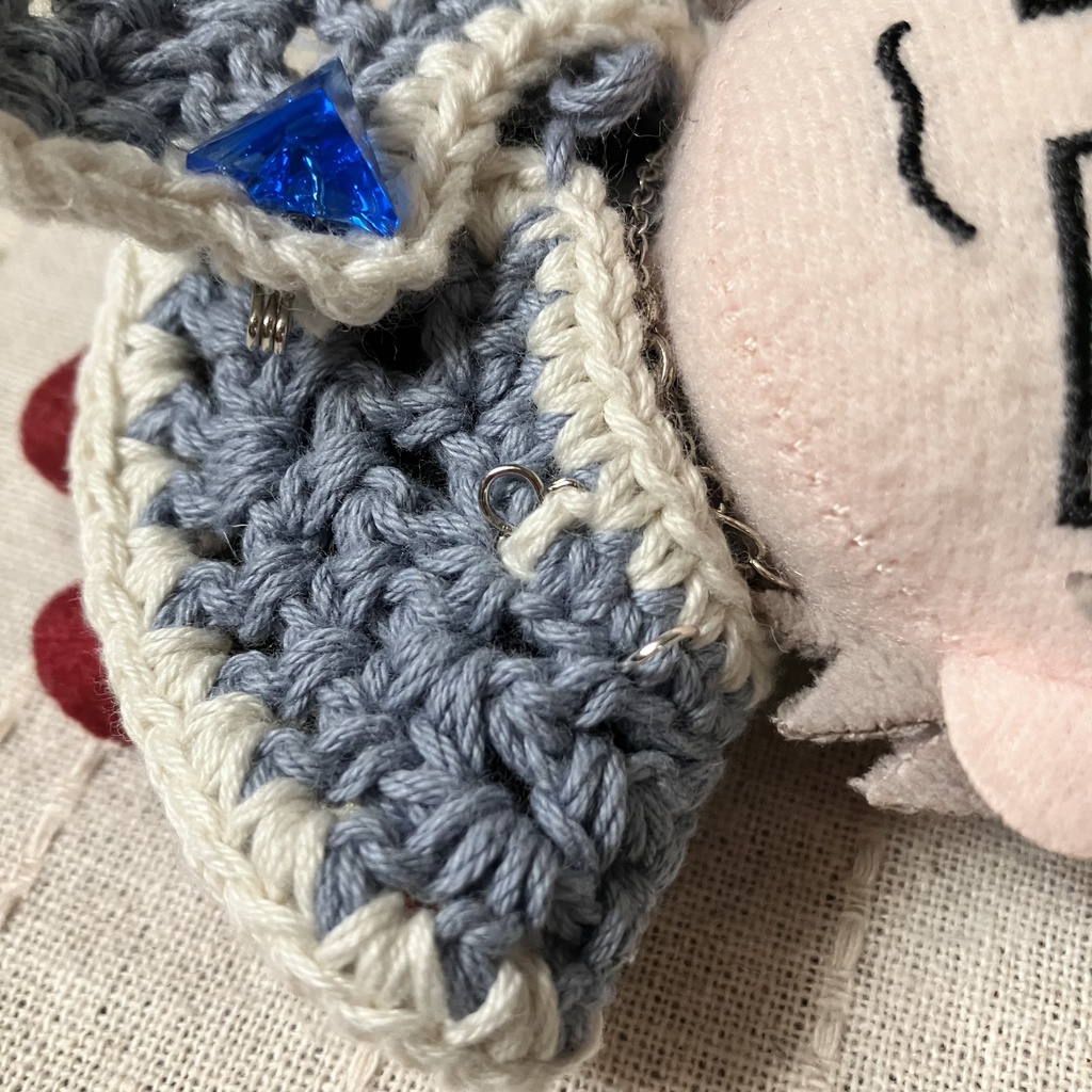 【フクヤ/ピコ/ちぃ/ちびぐるみサイズ】ハマぬいの為のベレー帽とケープのセット