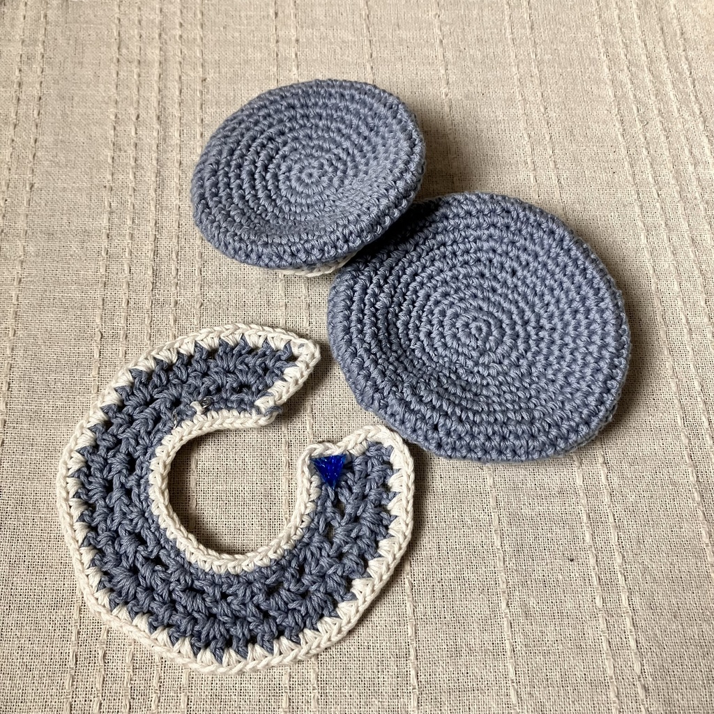 【フクヤ/ピコ/ちぃ/ちびぐるみサイズ】ハマぬいの為のベレー帽とケープのセット