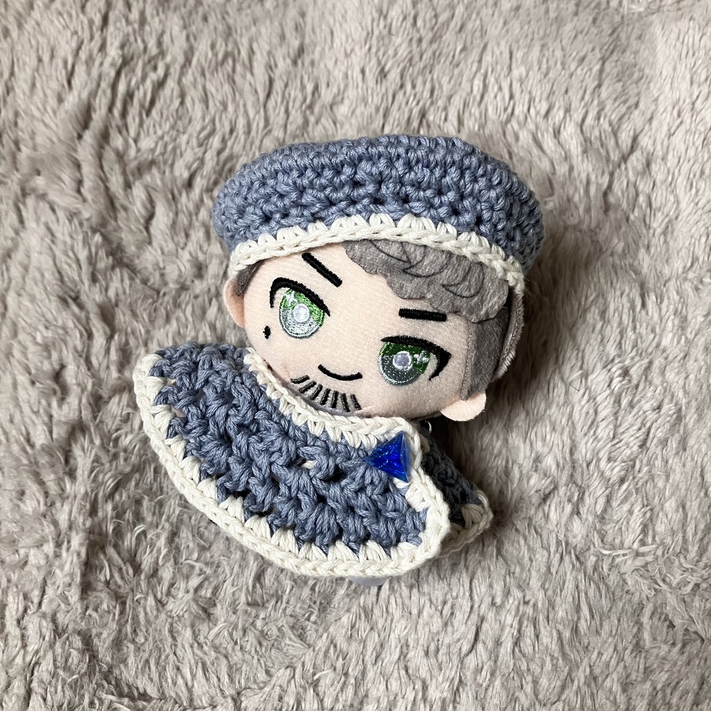 【フクヤ/ピコ/ちぃ/ちびぐるみサイズ】ハマぬいの為のベレー帽とケープのセット