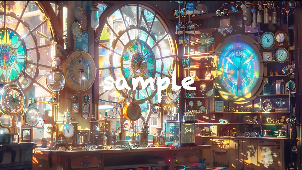 【配信・動画背景】アンティーク雑貨店_1