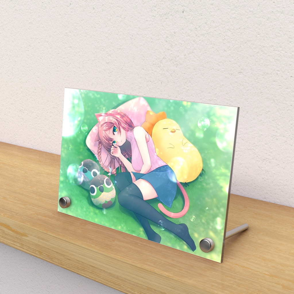 【猫耳きょったん】アクリルフォトパネル