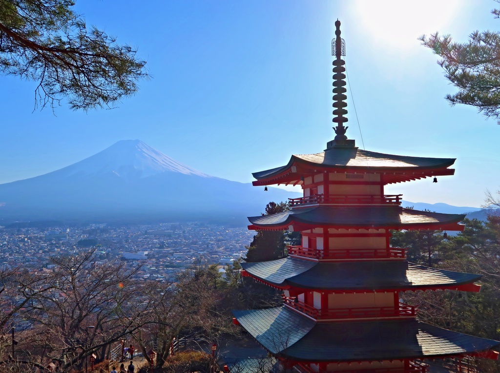 富士山と忠霊塔 / the Land of the Rising Sun