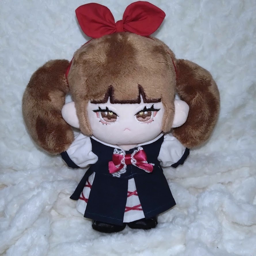 【再販】20cmぬい服 白雪ワンピース