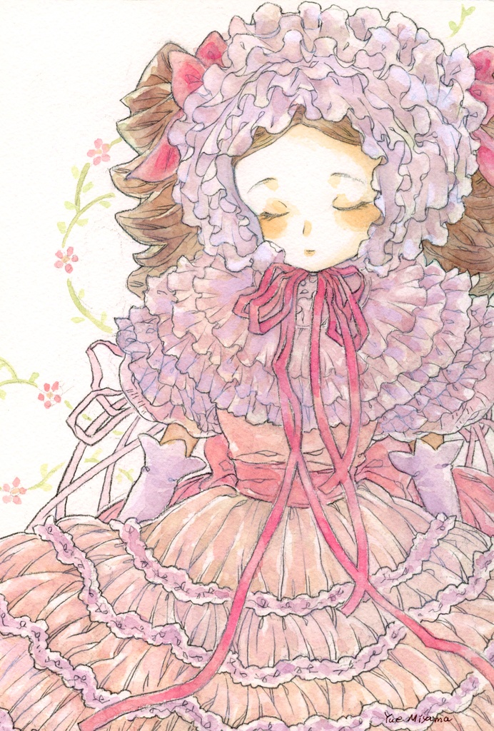 原画「優しい夢の中で」