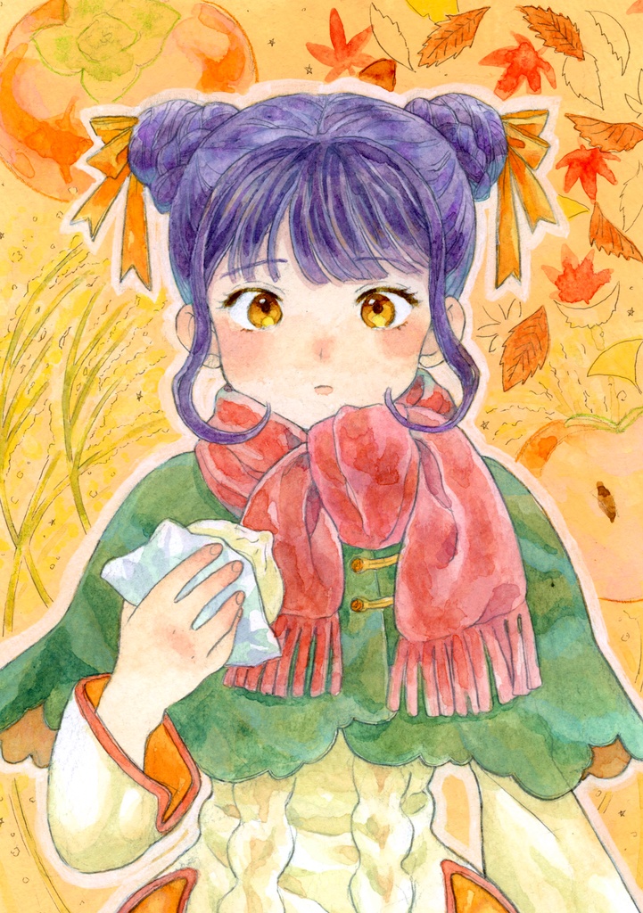 原画「秋の子」