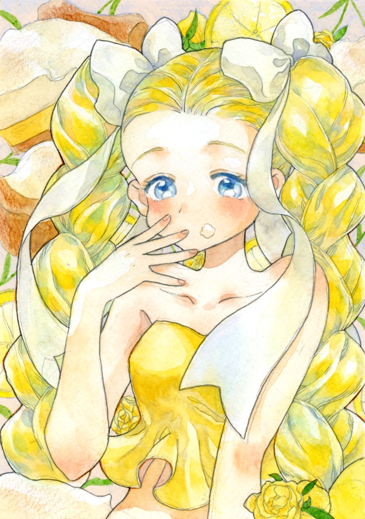 原画「レモンクリームパイ」