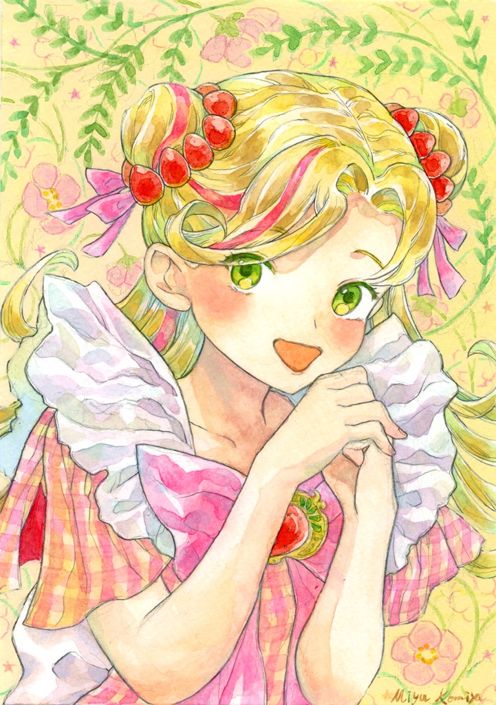 原画「ストロベリーチーズケーキ」