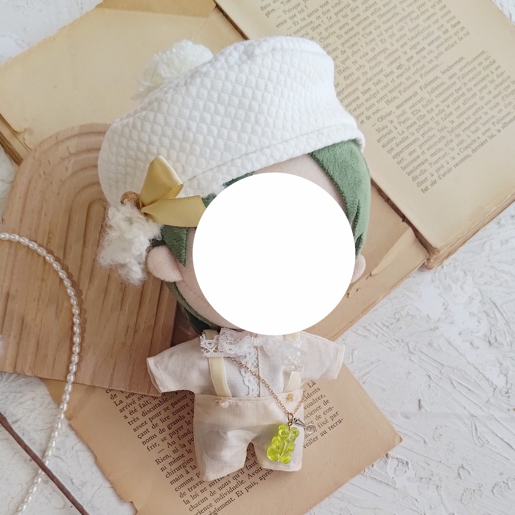 16cm ぬい　ぬい服　ズボン　ベレー帽