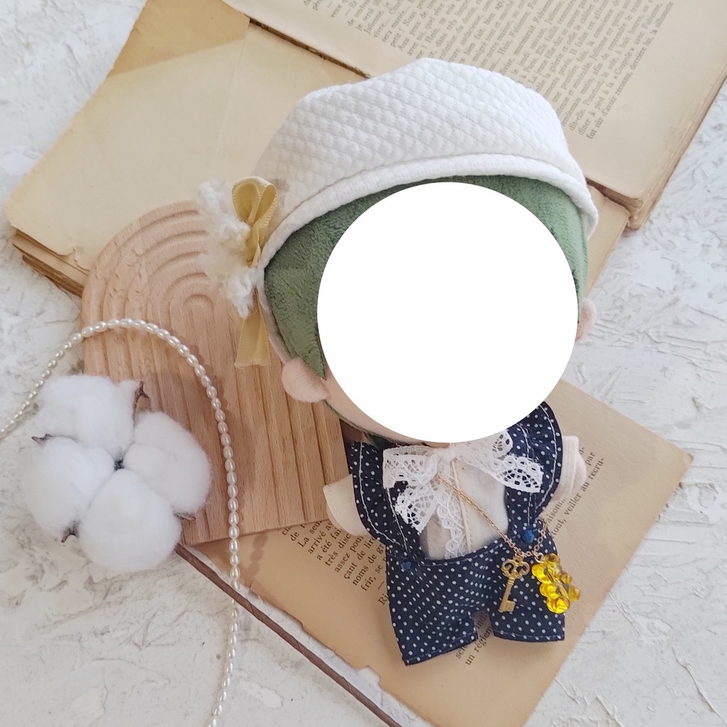 16cm ぬい　ぬい服　ズボン　ベレー帽