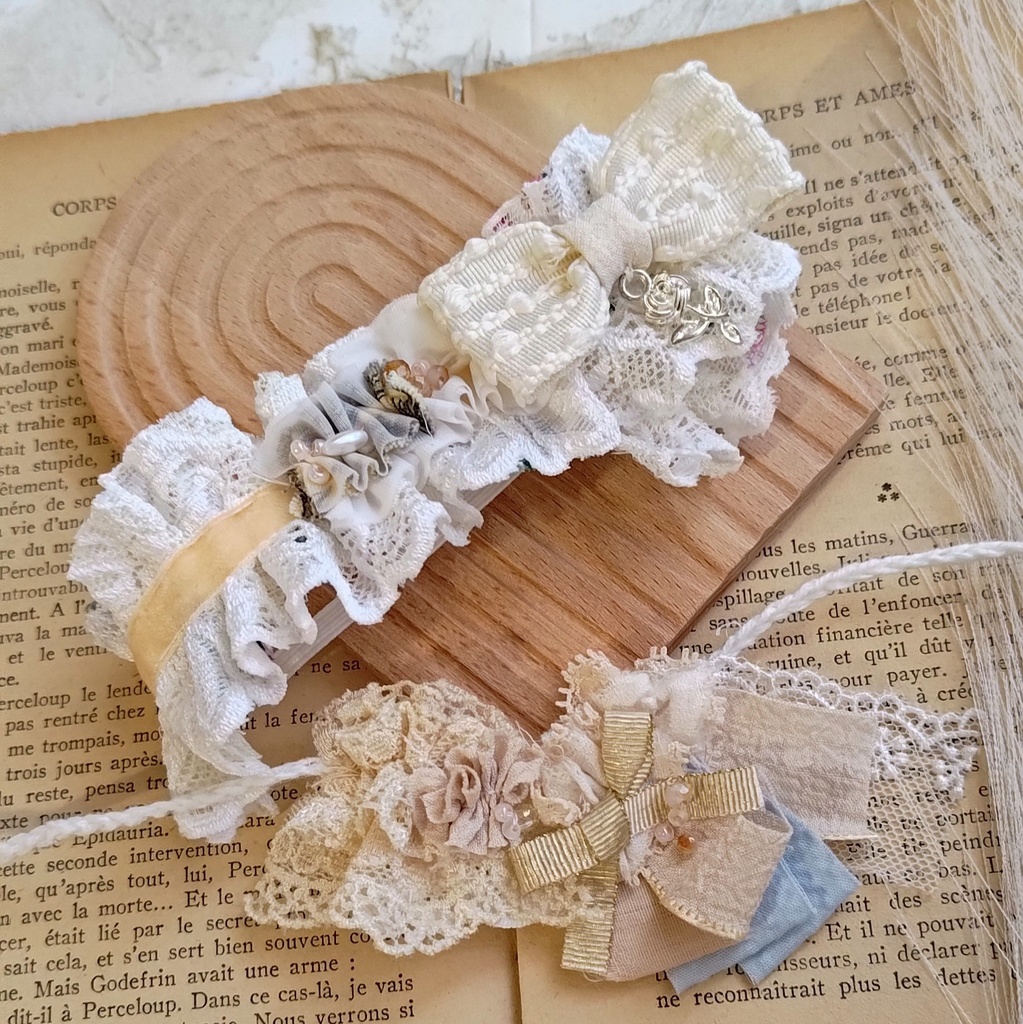 10 11 12cm ぬい ぬい服 リボン ヘドレ ヘッドドレス