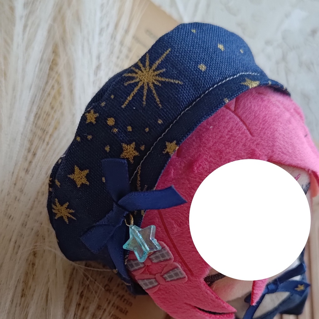 10 11 12cm ぬい ぬい服 ベレー帽 ズボン セットアップ