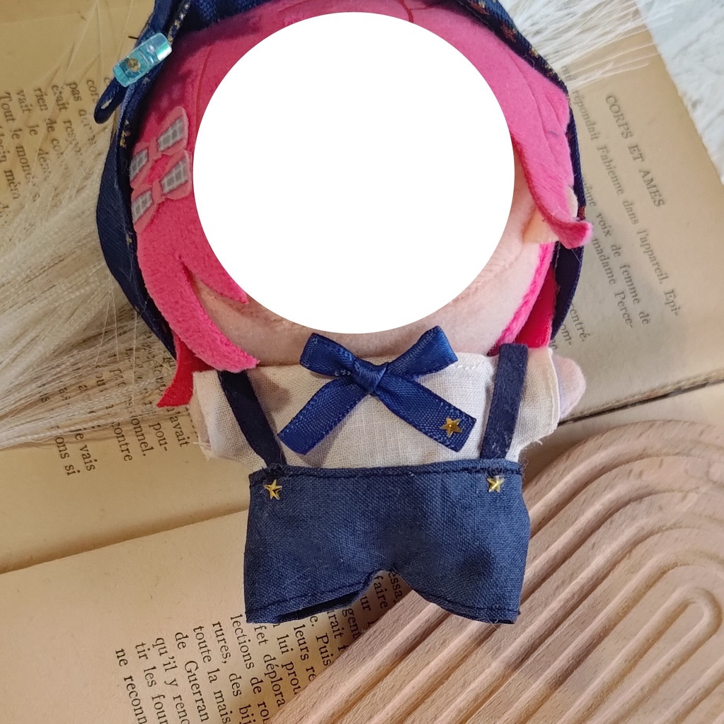 10 11 12cm ぬい ぬい服 ベレー帽 ズボン セットアップ