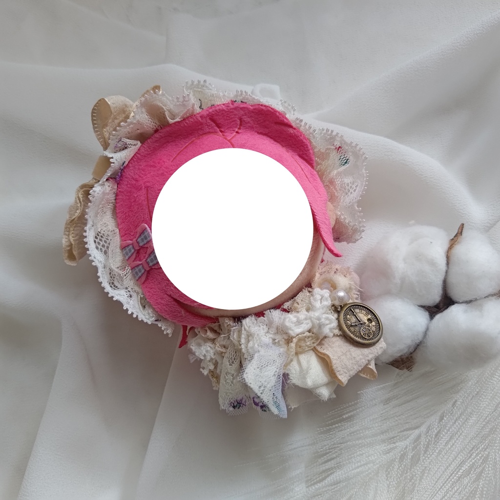 10 11 12cm ぬい ぬい服 ヘッドドレス ヘドレ リボン