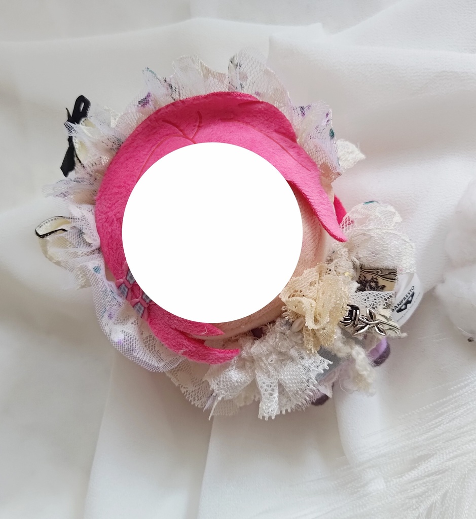 10 11 12cm ぬい ぬい服 ヘドレ ヘッドドレス リボン