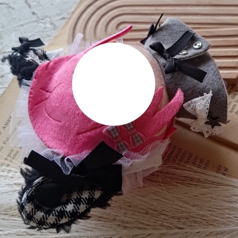 10 11 12cm ぬい ぬい服 ケープ 猫耳 ねこみみ