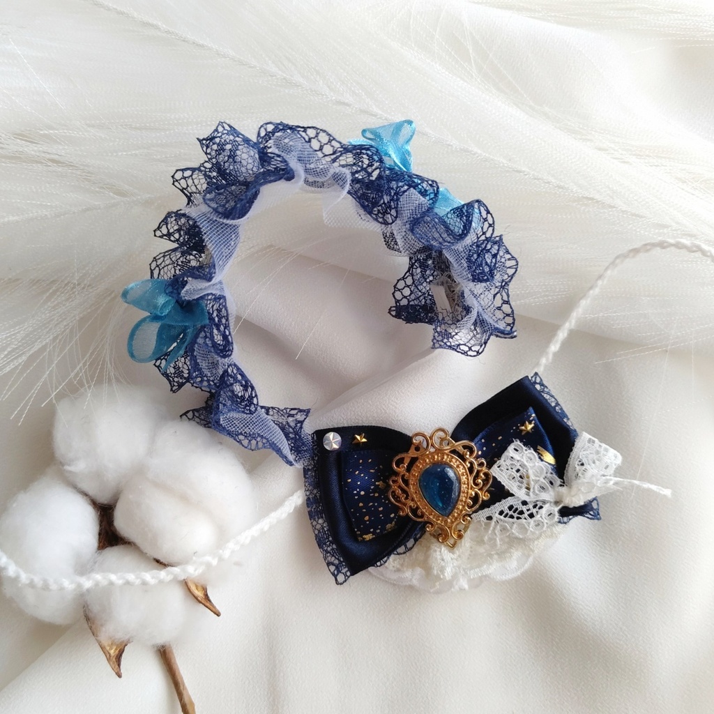 10 11 12cm ぬい服 リボン ヘドレ ヘッドドレス