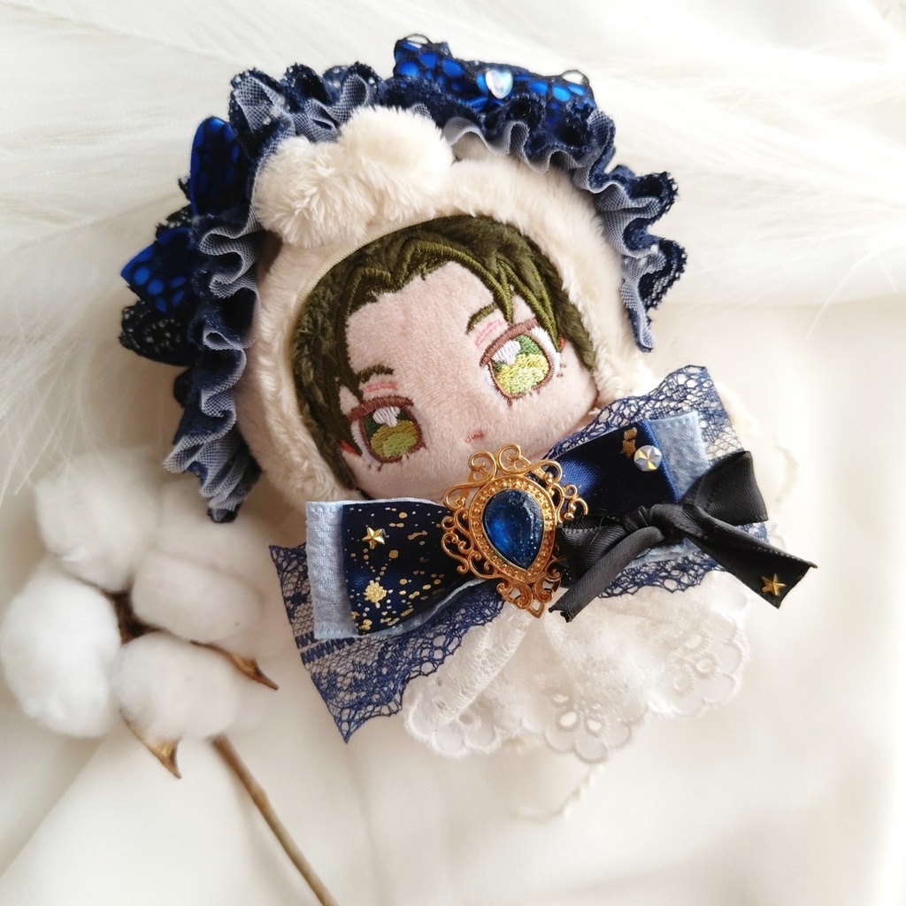 10 11 12cm ぬい服 リボン　ヘドレ　ヘッドドレス