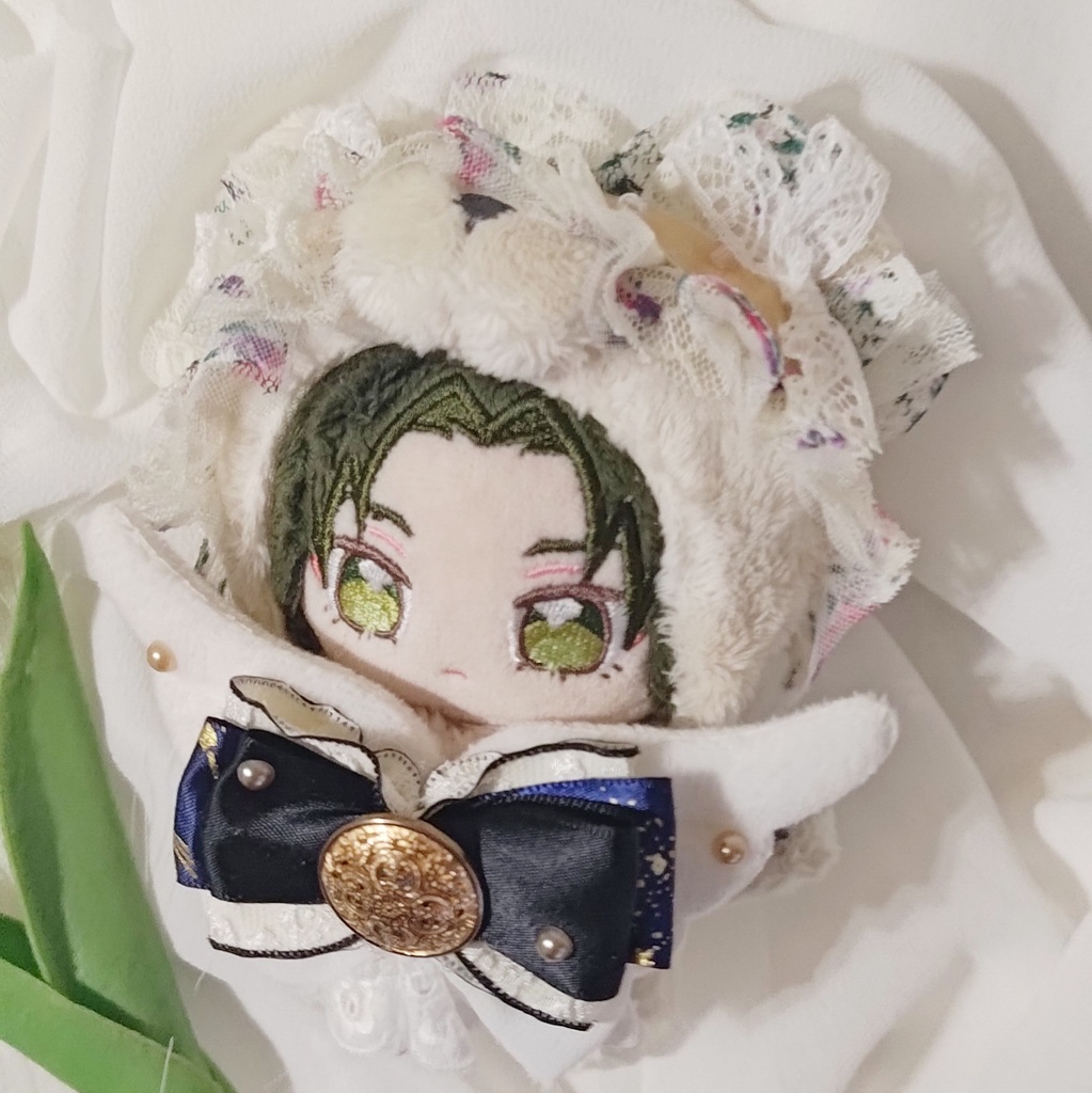 10 11 12cm ぬい ぬい服 リボン ヘドレ ヘッドドレス