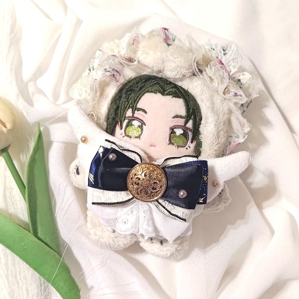 10 11 12cm ぬい ぬい服 リボン ヘドレ ヘッドドレス
