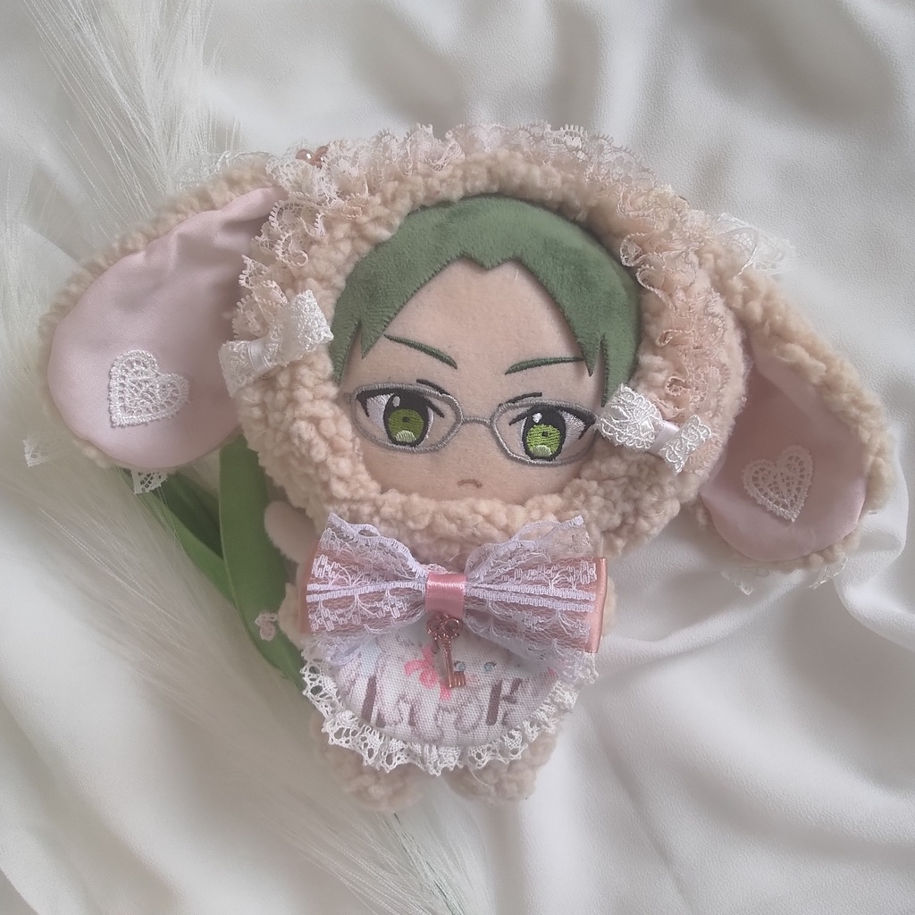 16cm ぬい ぬい服 着ぐるみ たれみみうさぎ