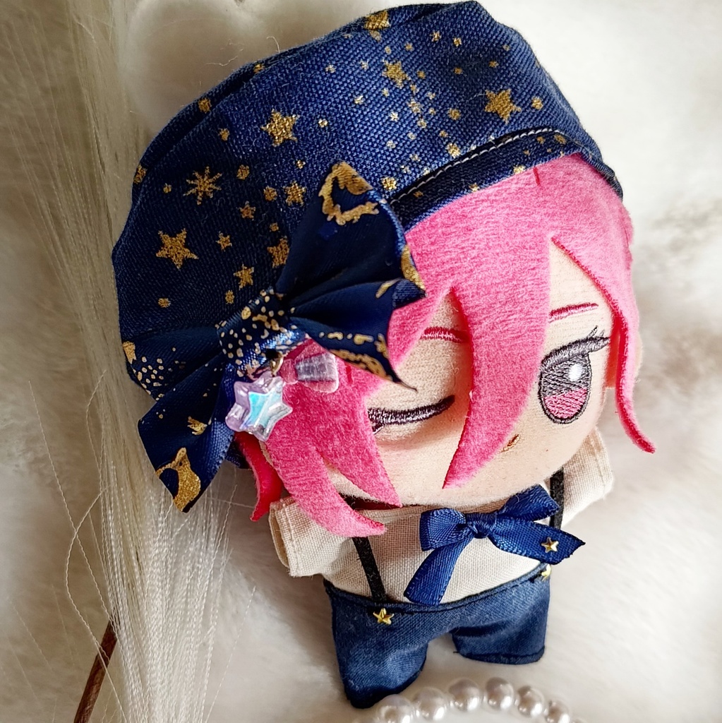 10 11 12cm ぬい服 ぬい ベレー帽 ズボン ちびぐるみ