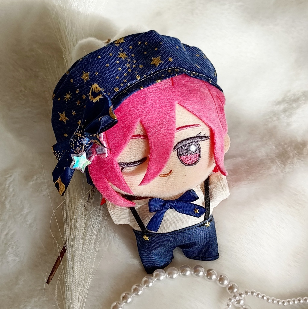 10 11 12cm ぬい服　ぬい　ベレー帽　ズボン　ちびぐるみ