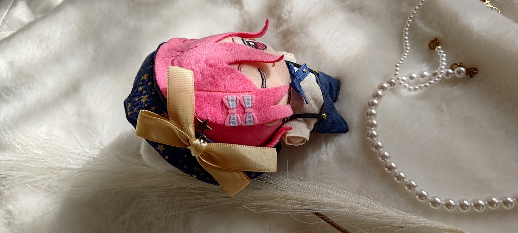 10 11 12cm ぬい服 ぬい ベレー帽 ズボン ちびぐるみ