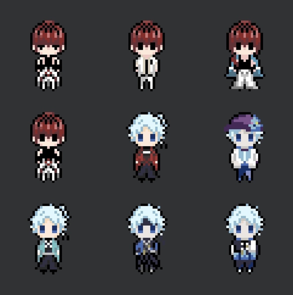 ドット絵シール