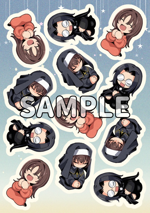 【C107】死徒二十七祖/まほよ教会組 つめこみクリアステッカー