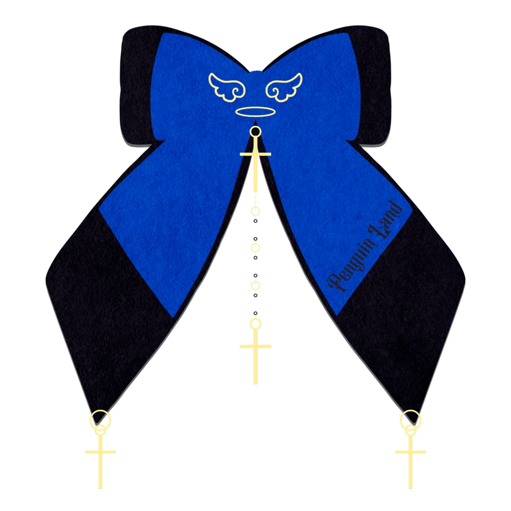 【アクリルキーホルダー】ゆらめき十字架ロザリオの祈りリボン【 ロリータ ゆめかわいい 量産型 地雷系】