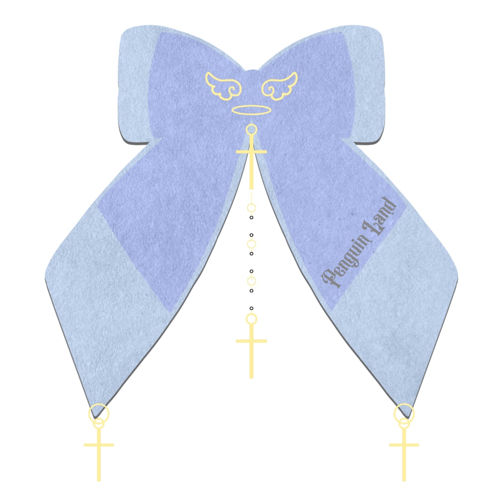 【アクリルキーホルダー】ゆらめき十字架ロザリオの祈りリボン【 ロリータ ゆめかわいい 量産型 地雷系】