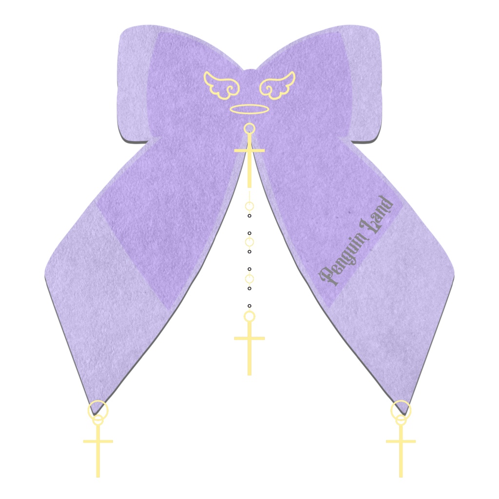 【アクリルキーホルダー】ゆらめき十字架ロザリオの祈りリボン【 ロリータ ゆめかわいい 量産型 地雷系】